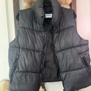 Old Navy Gray Quilted Jacket